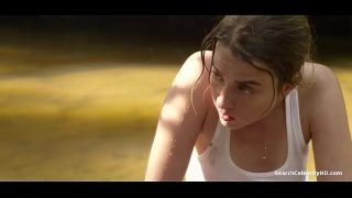 Adele Haenel Showing Her Boobs Outdoor & Makingout – The Combattants
