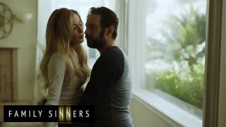 Rough Sex Between Stepsiblings Blonde Babe (Aiden Ashley, Tommy Pistol) – Family Sinners